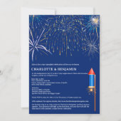 4. Juli Themendusche Einladung (Vorderseite)