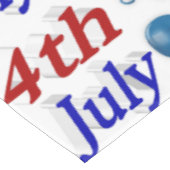 4. Juli Tischdecke (Schrägansicht)