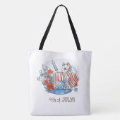 4. Juli Tote Bag Tasche (Rückseite)