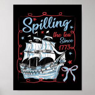 4. Juli Tratschen seit 1773 Coquette R Poster