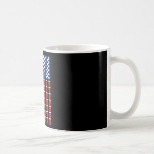 4. Juli Trendiger Roter Solo Cup Beer Pong USA-Fla Kaffeetasse