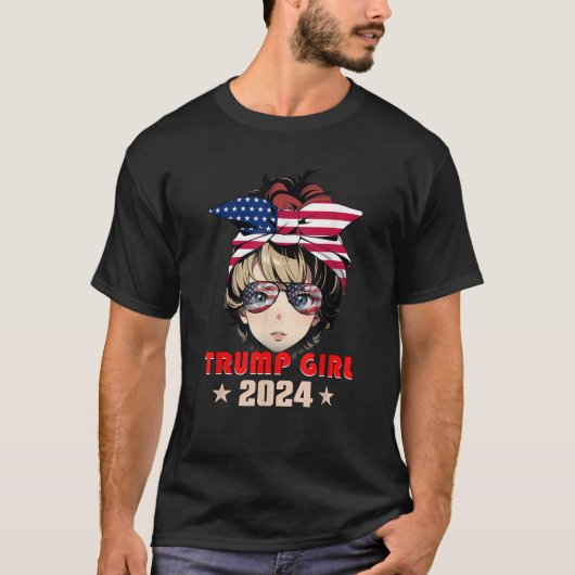 4. Juli Trump 45 47 Trump Girl 2024 T Shirt (Vorderseite)