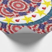 4. Juli Umschlagpapier Geschenkpapier (Ecke)