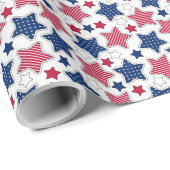 4. Juli Umschlagpapier Geschenkpapier (Rolleneckpunkt)