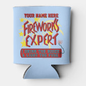 4. Juli Unabhängiger Feuerwerkexperte Dosenkühler (Vorderseite)