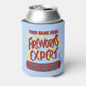 4. Juli Unabhängiger Feuerwerkexperte Dosenkühler (Kanne Rückseite)