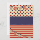 4. Juli / Unabhängigkeit Einladung (Rückseite)