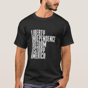 4. Juli Unabhängigkeit Freiheit Patriotische Ameri T-Shirt