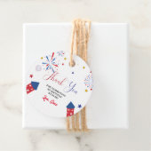 4. Juli Unabhängigkeit Geburtstag Vielen Dank Geschenkanhänger (Beispiel)