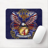 4. Juli Unabhängigkeit Mousepad (Mit Mouse)
