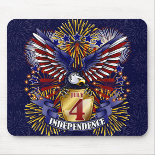 4. Juli Unabhängigkeit Mousepad
