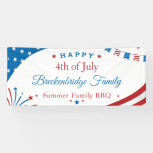 4. Juli Unabhängigkeits Familien Sommer BBQ Banner