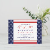 4. Juli Unabhängigkeitsereignis Party Einladung (Stehend Vorderseite)