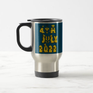 4. Juli Unabhängigkeitserklärung Tag 1776 Reisebecher
