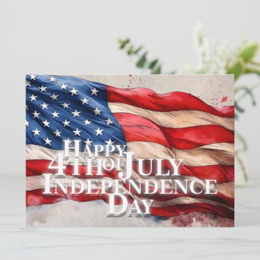 4. Juli - Unabhängigkeitstag (Stehend Vorderseite)