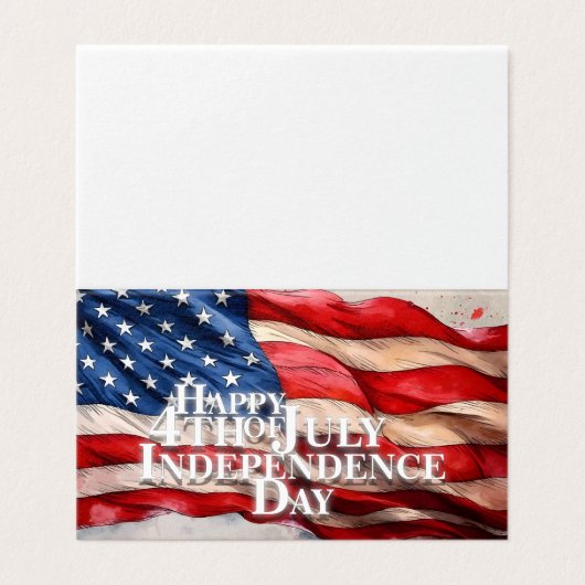 4. Juli - Unabhängigkeitstag (Außenseite Aufgefaltet)