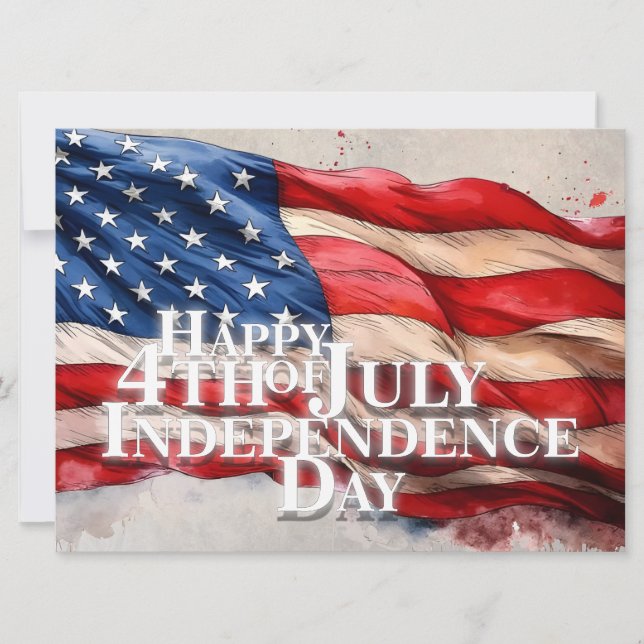 4. Juli - Unabhängigkeitstag (Vorderseite)
