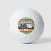 4. Juli Unabhängigkeitstag 1776 Vintag Golfball (Vorderseite)