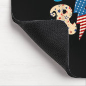 4. Juli Unabhängigkeitstag 1776 Vintager Retro Gi Mousepad (Ecke)
