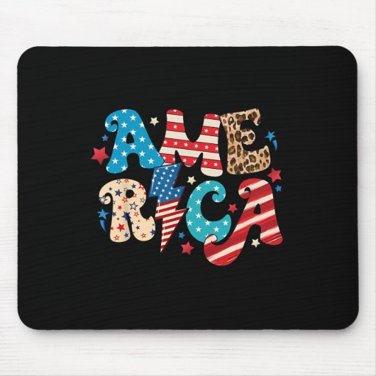 4. Juli Unabhängigkeitstag 1776 Vintager Retro Gi Mousepad (Vorne)