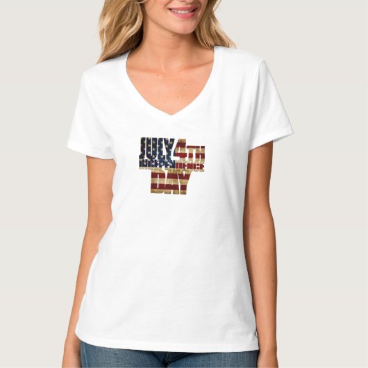 4. Juli Unabhängigkeitstag 2002 T-Shirt (Vorderseite)