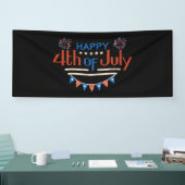 4. Juli Unabhängigkeitstag 2.5x6 Vinyl Banner (Messe)