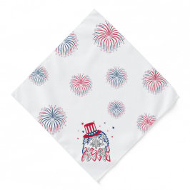 4. Juli Unabhängigkeitstag Amerikanischer Adler Halstuch