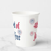 4. Juli Unabhängigkeitstag Amerikanischer Adler Pappbecher (Rechts)