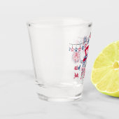 4. Juli Unabhängigkeitstag Amerikanischer Adler Schnapsglas (Links)