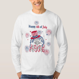 4. Juli Unabhängigkeitstag Amerikanischer Adler T-Shirt