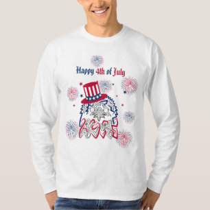 4. Juli Unabhängigkeitstag Amerikanischer Adler T-Shirt
