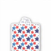 4. Juli/Unabhängigkeitstag Aufkleber (Vorderseite)