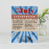 4. Juli Unabhängigkeitstag Barbeque (Stehend Vorderseite)