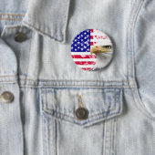 4. Juli Unabhängigkeitstag Button (Beispiel)