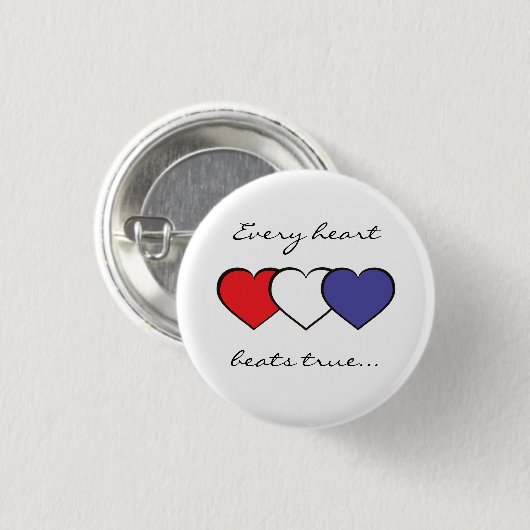 4. Juli / Unabhängigkeitstag Button (Vorne & Hinten)