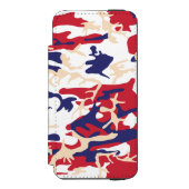4. Juli, Unabhängigkeitstag, Camouflage Beige Incipio iPhone Geldbeutel-Hülle (Folio Vorderseite)