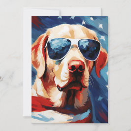 4. Juli Unabhängigkeitstag Feiertagskarte