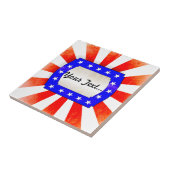 4. Juli Unabhängigkeitstag Fliese (Seite)