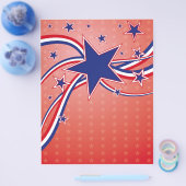 4. Juli - Unabhängigkeitstag Flyer (Einzeln)