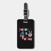 4. Juli Unabhängigkeitstag Gepäckanhänger (Vorderseite vertikal)