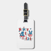 4. Juli Unabhängigkeitstag Gepäckanhänger (Vorderseite vertikal)