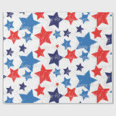 4. Juli / Unabhängigkeitstag Geschenkpapier (Flach)