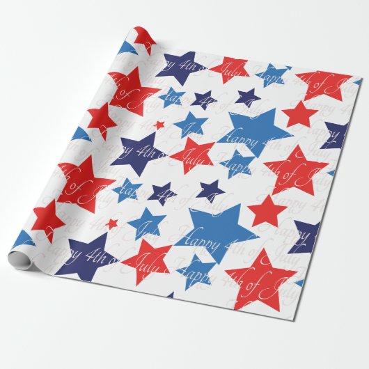 4. Juli / Unabhängigkeitstag Geschenkpapier (Ungerollt)