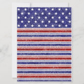 4. Juli Unabhängigkeitstag Grillen Party Design Einladung (Rückseite)