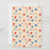 4. Juli Unabhängigkeitstag GRILLEN Party Einladung (Rückseite)