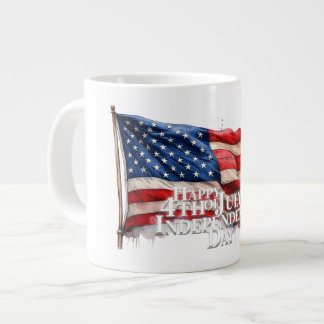 4. Juli - Unabhängigkeitstag Jumbo-Tasse
