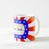 4. Juli Unabhängigkeitstag Kaffeetasse (VorderseiteRechts)
