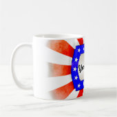 4. Juli Unabhängigkeitstag Kaffeetasse (Links)