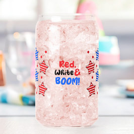 4. Juli Unabhängigkeitstag kann Glas