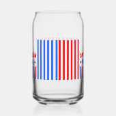 4. Juli Unabhängigkeitstag kann Glass Wrap Dosenglas (Links)